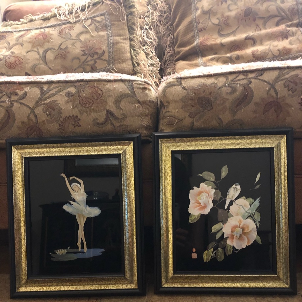 Two Framed Pictures